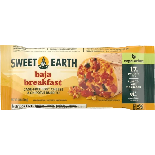 Sweet Earth Foods Baja Breakfast Burrito
