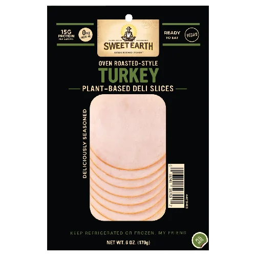 Sweet Earth Foods Oven Roasted Turkey Deli Slices