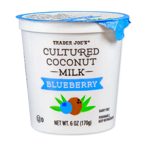 Trader Joes Blueberry Cultured Coconut Milk