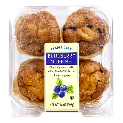 Trader Joes Blueberry Muffins
