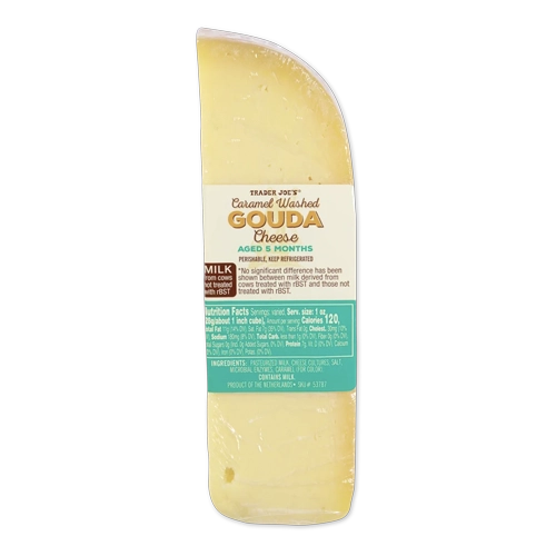 Trader Joes Caramel Washed Gouda Cheese