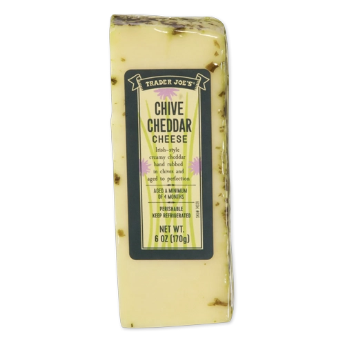 Trader Joes Chive Cheddar Cheese