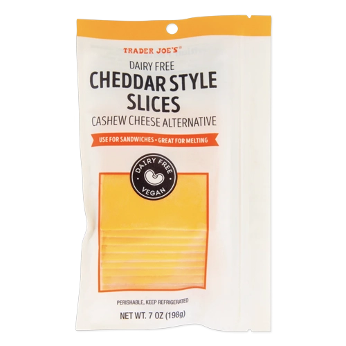 Trader Joes Dairy-Free Cheddar Style Slices