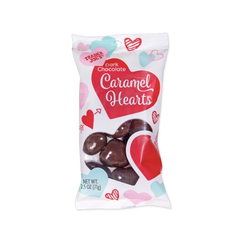 Trader Joes Dark Chocolate Caramel Hearts