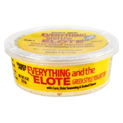 Trader Joes Everything And the Elote Greek Style Yogurt Dip