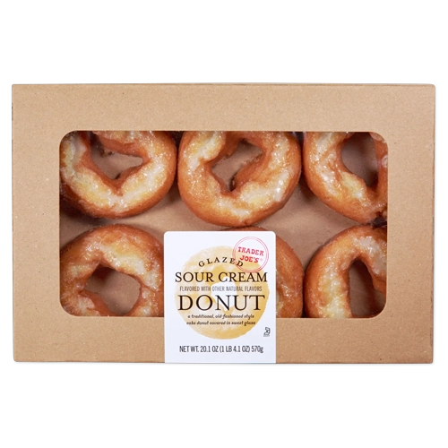 Trader Joes Glazed Sour Cream Donuts