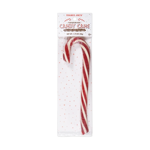 Trader Joes Handmade Candy Cane with Cocoa Center