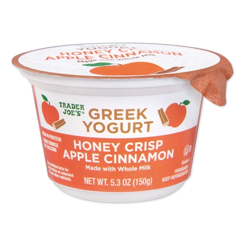 Trader Joes Honey Crisp Apple Cinnamon Greek Yogurt