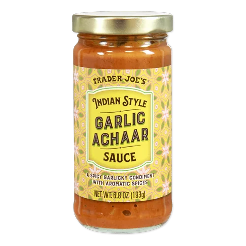 Trader Joes Indian Style Garlic Achaar sauce
