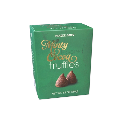 Trader Joes Minty Flavored Cocoa Truffles