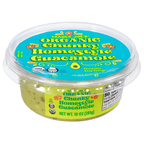 Trader Joes Organic Chunky Homestyle Guacamole