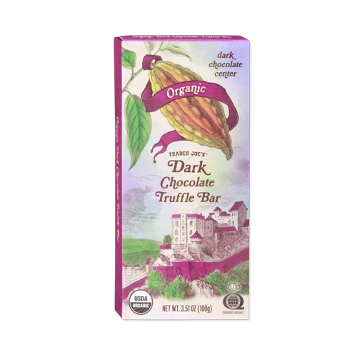 Trader Joes Organic Dark Chocolate Truffle Bar