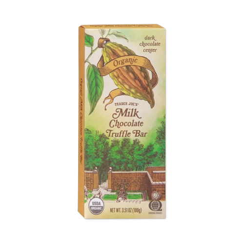 Trader Joes Organic Milk Chocolate Truffle Bar
