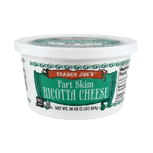 Trader Joes Part Skim Ricotta Cheese