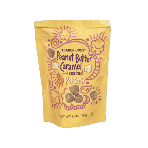Trader Joes Peanut Butter Caramel Coated Popcorn