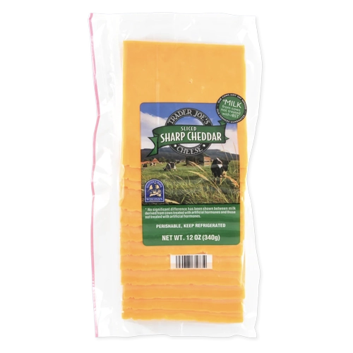 Trader Joes Sliced Sharp Cheddar Cheese