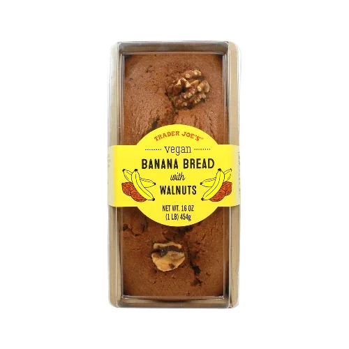 Trader Joes Vegan Banana Bread with Walnuts