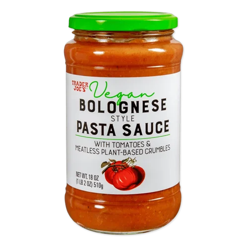 Trader Joes Vegan Bolognese Style Pasta Sauce
