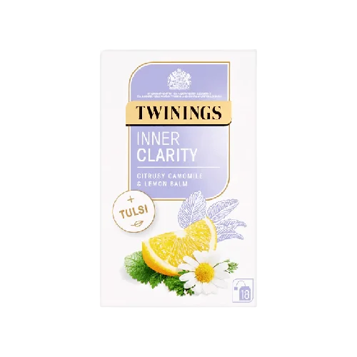 Twinings Tea Inner Clarity Lemon Balm and Camomile Tea with Tulsi