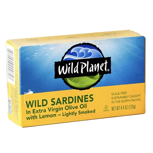 Wild Planet Wild Sardines In Extra Virgin Olive Oil with Lemon