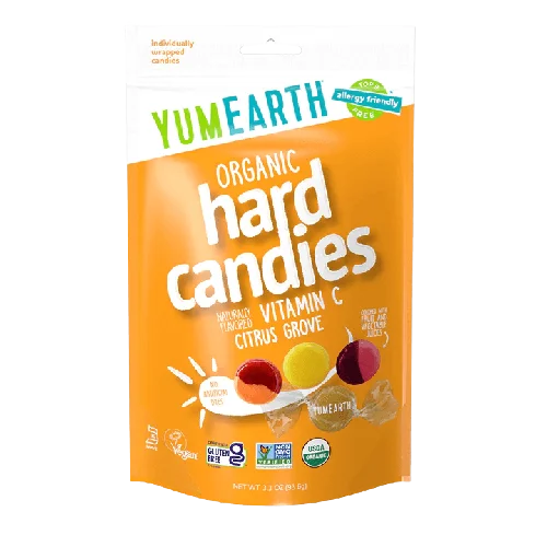 Yum Earth Candy  Organic Citrus Grove Vitamin C Drops