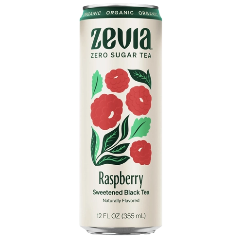 Zevia Black Tea Raspberry