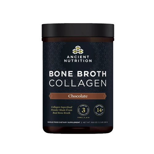 Ancient Nutrition Bone Broth Collagen Protein - Chocolate