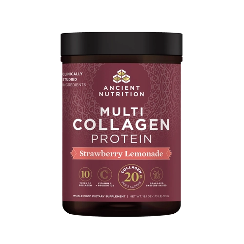 Ancient Nutrition Multi Collagen Protein - Strawberry Lemonade
