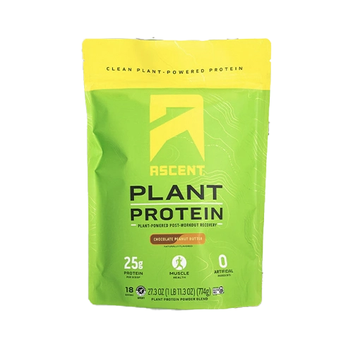 Ascent Chocolate Peanut Butter Plant-based Protein Powder