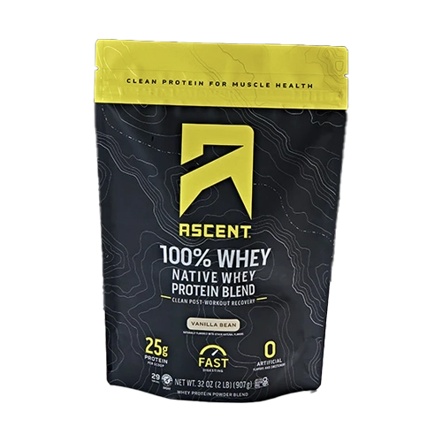 Ascent Vanilla Bean Whey Protein Powder