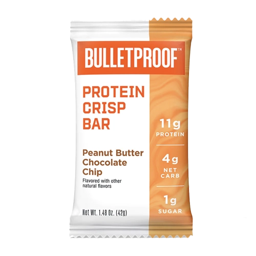 Bulletproof Protein Crisp Bar Peanut Butter Chocolate Chip