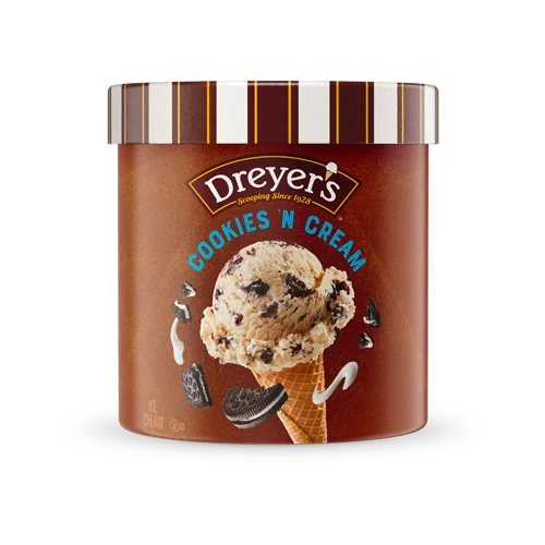 Dreyer's Cookies 'n Cream Ice Cream