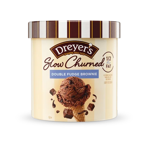 Dreyer's Slow Churned® Double Fudge Brownie Light Ice Cream