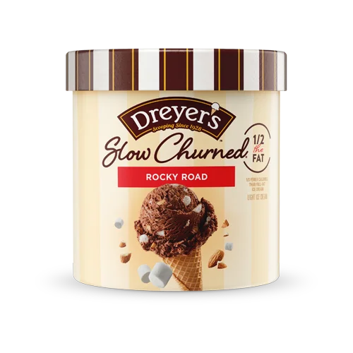 Dreyer's Slow Churned® Rocky Road Light Ice Cream