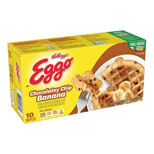 Eggo Kellogg’s® Eggo® Chocolatey Chip Banana Waffles