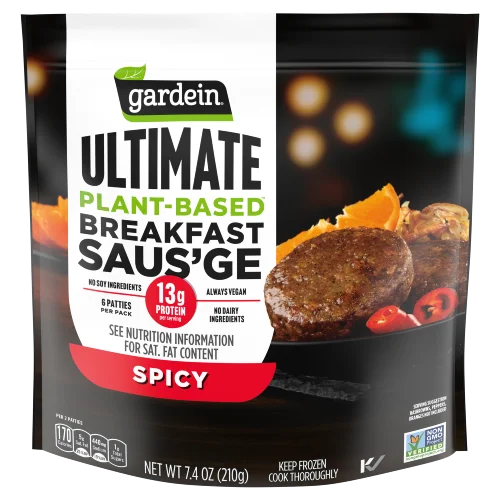 Gardein Spicy Plant-Based Breakfast Saus'ge