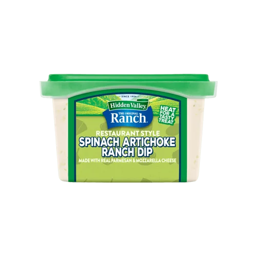 Hidden Valley Restaurant Style Spinach Artichoke Ranch Dip