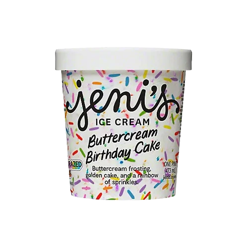 Jeni's Ice Cream Buttercream Birthday Cake