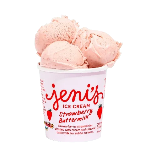 Jeni's Ice Cream Strawberry Buttermilk
