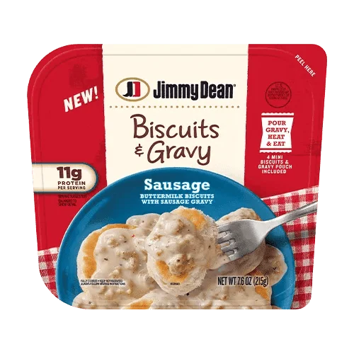 Jimmy Dean Biscuits & Gravy Buttermilk Biscuits with Sausage Gravy