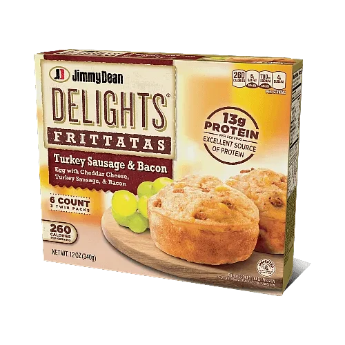 Jimmy Dean Delights Turkey Sausage & Bacon Frittata