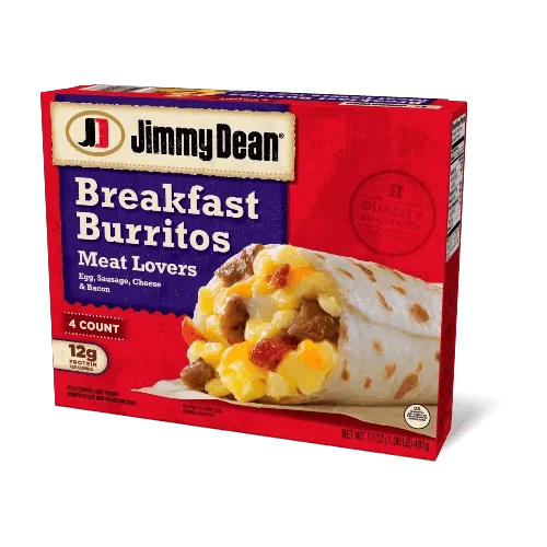 Jimmy Dean Meat Lovers Breakfast Burritos