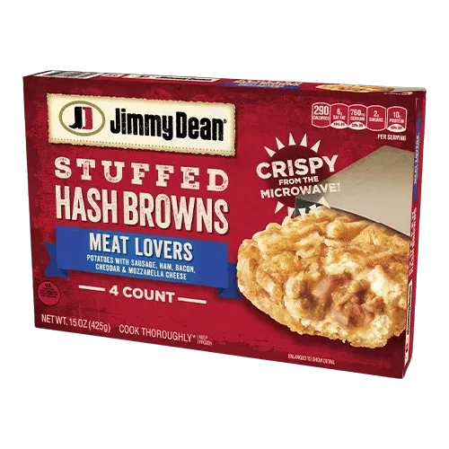 Jimmy Dean Meat Lovers Stuffed Hash Browns