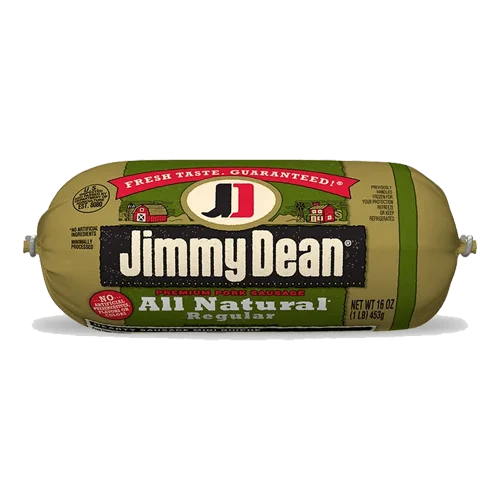 Jimmy Dean All Natural* Regular Premium Pork Sausage