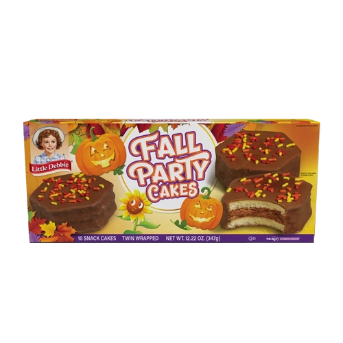 Little Debbie Chocolate Fall Party Cakes