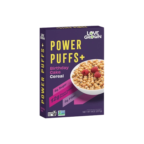 Love Grown Power Puffs Plus Birthday Cake