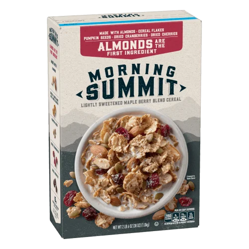 Morning Summit Foods  Lightly Sweetened Maple Berry Blend Cereal