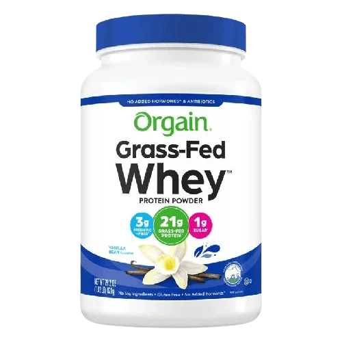 Orgain Grass Fed Whey Protein Powder - Vanilla Bean