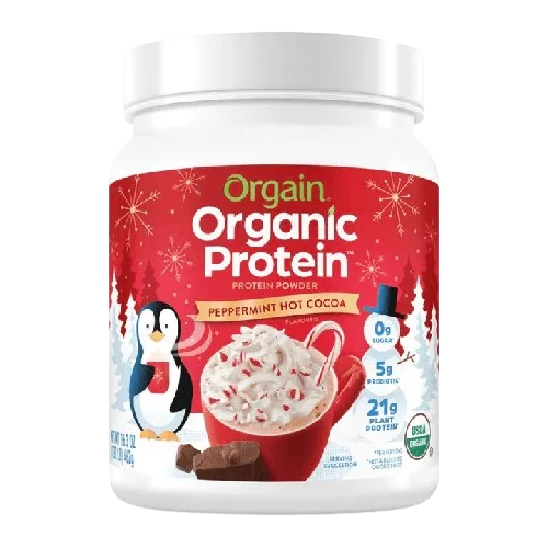 Orgain Organic Protein™ Plant Based Protein Powder - Peppermint Hot Cocoa