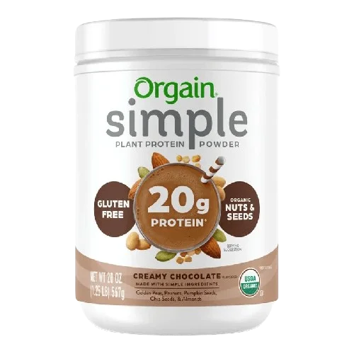 Orgain Simple Organic Plant-Based Protein Powder - Creamy Chocolate